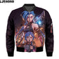 Anime Arcane League Of Legends Printed Jackets Man Game LOL Hip Hop Casual Bomber Jackets Streetwear Tops Coat Black Friday 2021