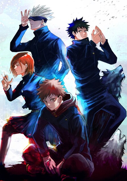 Anime Poster Jujutsu Kaisen Series Character Pictures Canvas Painting Printed Wall Art Modern Use In Children's Home Room Decor