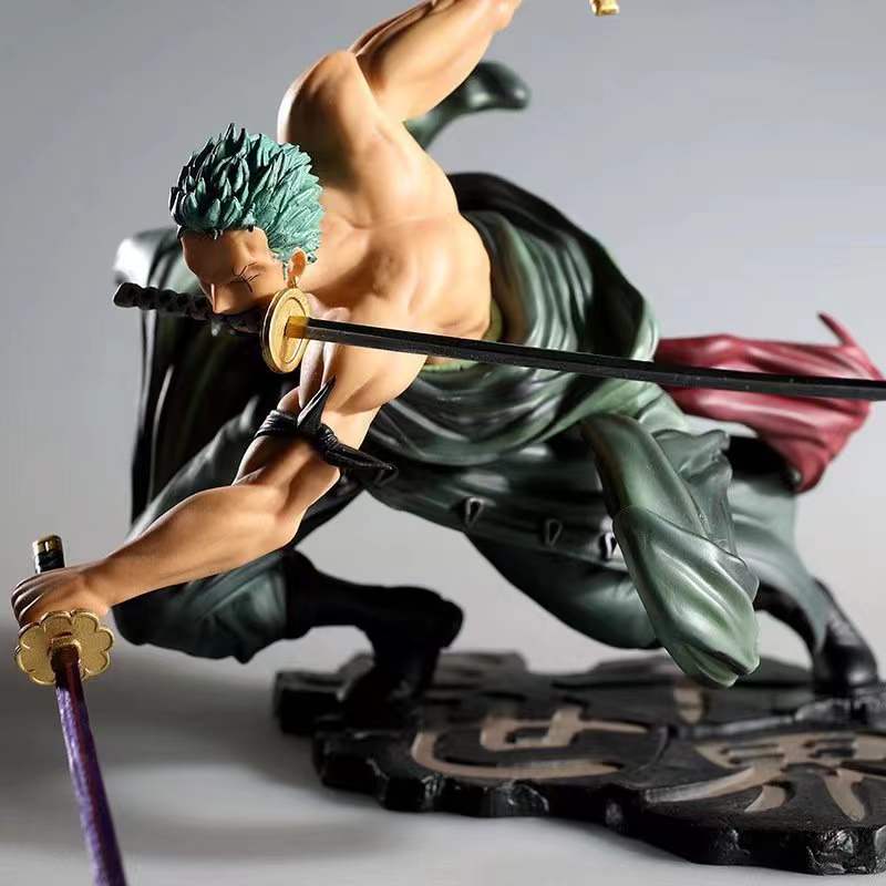 One Piece Anime Figure Roronoa Zoro  Anime Statue PVC Action  Figure Collection Model  Toys Gift 10cm