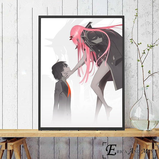 Darling In The Franxx Sexy Anime Figures Canvas Prints Modern Painting Posters Wall Art Pictures For Living Room Decoration