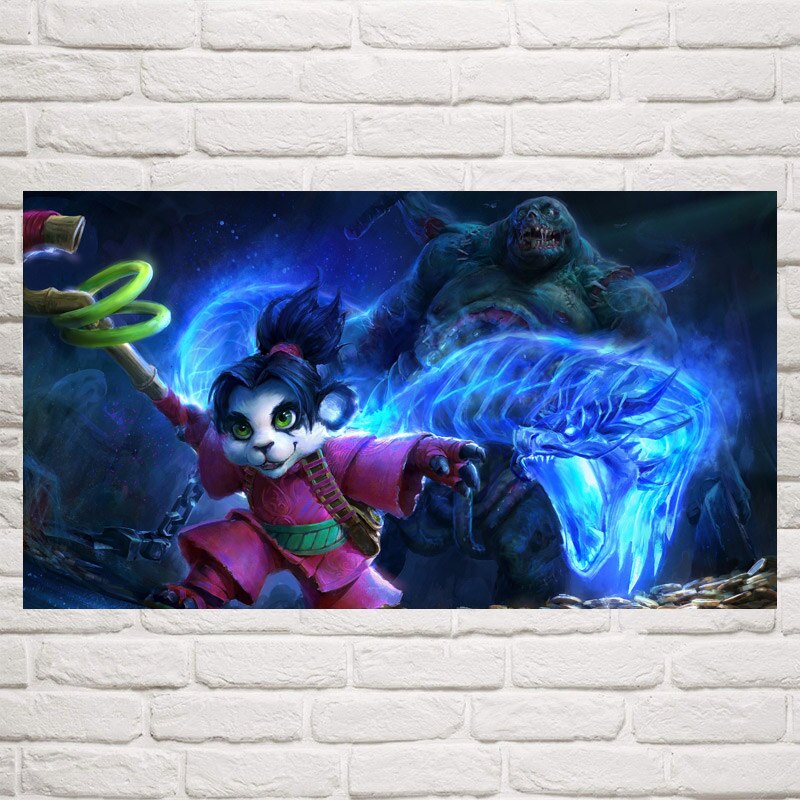 Sylvanas Windrunner Heroes Of The Storm Game Posters and Prints Wall Art Silk Painting Modern Home Decoration Living Room