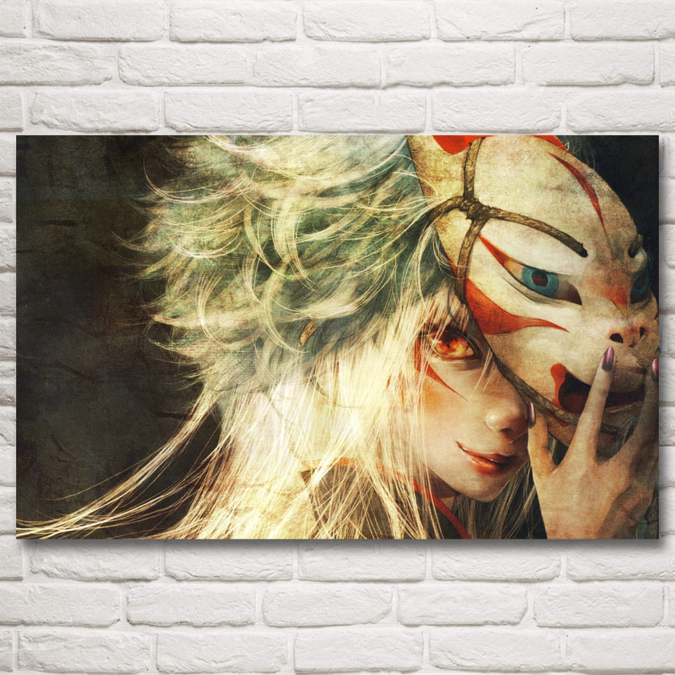 Princess Mononoke Forest Hayao Miyazaki Anime Posters and Prints Art Silk Paintings Wall Decor Home Pictures Living Room Bedroom