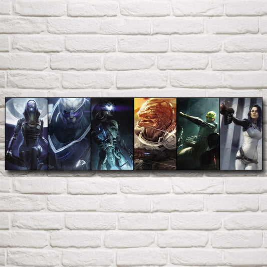 Mass Effect Hot Shooting Action Game Posters and Prints Decoration Pictures Art Silk Painting Bedroom Living Room Wall Decor