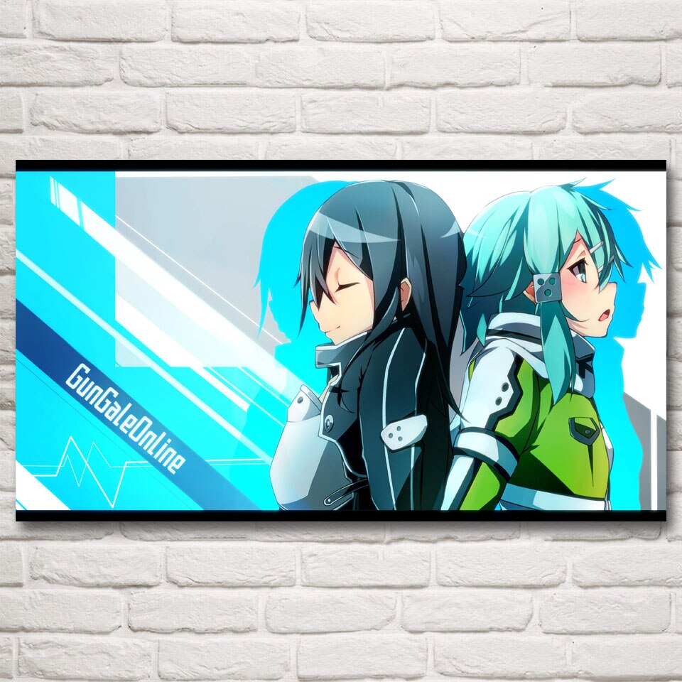 Kirigaya Kazuto Sword Art Online Anime Ideo Game Home Decor Painting Silk Posters and Prints Wall Picture Decoration Living Room