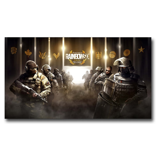 Rainbow Six Siege CTU PC Weapon Game Posters and Prints Wall Decoration Living Room Art Silk Modern Home Pictures Decor Painting