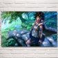 Princess Mononoke Forest Hayao Miyazaki Anime Posters and Prints Art Silk Paintings Wall Decor Home Pictures Living Room Bedroom