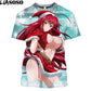 LIASOSO High School DXD Anime Men Women T Shirt 3D Prnt Sexy Girl Rias Kawaii Clothes Hentai Alternative Harajuku T-shirt