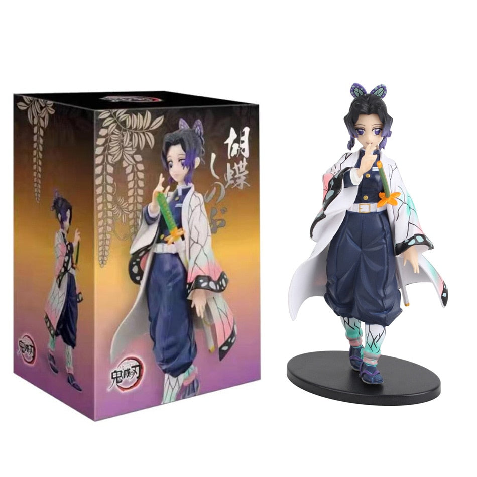 Anime 16CM Demon Slayer Kimetsu no Yaiba figure Kamado Tanjirou Action Figure Agatsuma Zenitsu Nezuko Warrior PVC Model Toys