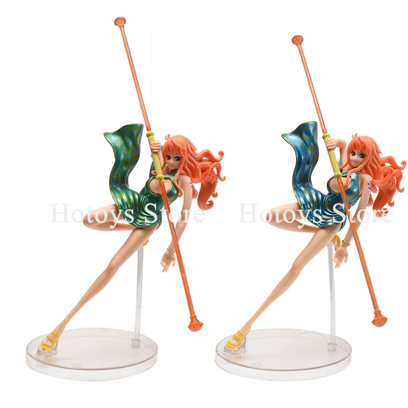 Action Figure One Piece Pirate Boa Hancock Reiju Vivi Sexy Doll Anime Figure Nunchucks Nami Classic Battle Model Figurine Toys