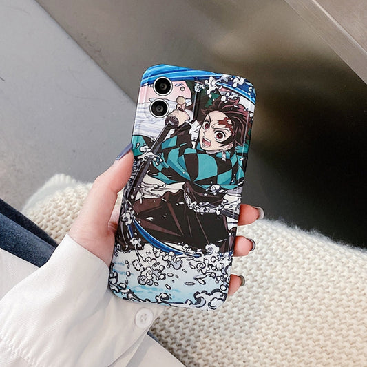 Japan Anime Demon Slayer Kamado Tanjirou Nezuko Phone Case for iphone 13 12 11 Pro X Xs Max XR 7 8 Plus SE2 Soft Silicon Cover