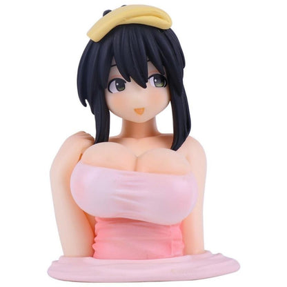 Cute Kanako Chest Shaking Ornaments Kanako Collection Model Doll Kawaii Anime Statue For Car Sexy Doll Figurine Car Decoration