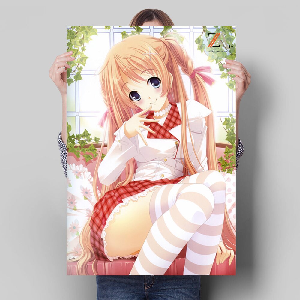 Girl Lolita Sweet Little Loli Anime Poster Canvas Picture Print Cuadros Wall Art Modern  Decoration Mural Room Decor Frameless