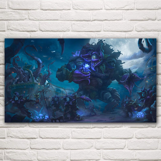 Sylvanas Windrunner Heroes Of The Storm Game Posters and Prints Wall Art Silk Painting Modern Home Decoration Living Room