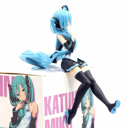 Japan Anime Hatsune Miku Sexy Girls Noodle Stopper PVC Action Figures Model Toy Desktop Car Decor Collection Toy For Kids Gift