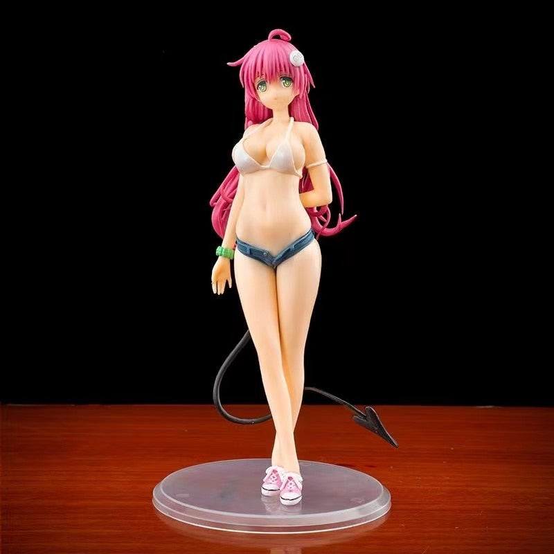 Anime Action Figures To Love Ru Lala Satalin Deviluke Cast Off Sexy Anime Figures New Sexy Lala Figurnie Collectible Model