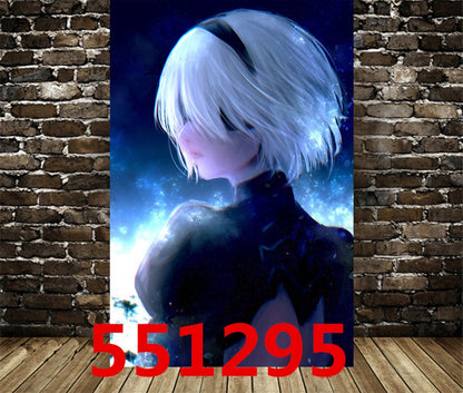 NieR:Automata HD Game Poster Anime Printing Poster Canvas Painting Live Room Wall Scroll Wall Stickers Home Decoration Painting