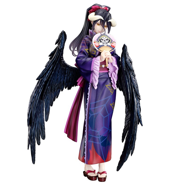 32cm Overlord Albedo Sexy Anime Figure Albedo Swimsuit Action Figure F:NEX OVERLORD Albedo Yukata so-bin Figure Adult Model Toys