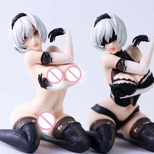 20cm NieR Automata Anime Figure Sexy Girls 2b YoRHa No.2 Type B Action Figure YoRHa No.2 Type B Figurine Adult Model Doll Toys