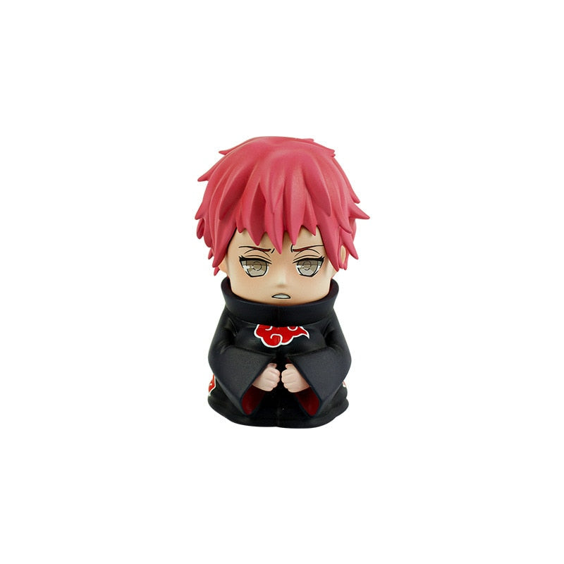 Naruto Uzumaki Kakashi Uchiha Sasuke Itachi Anime Figure Toy Q Cute Figural Nendoroid Car Decoration PVC Model Gift Toys For Kid