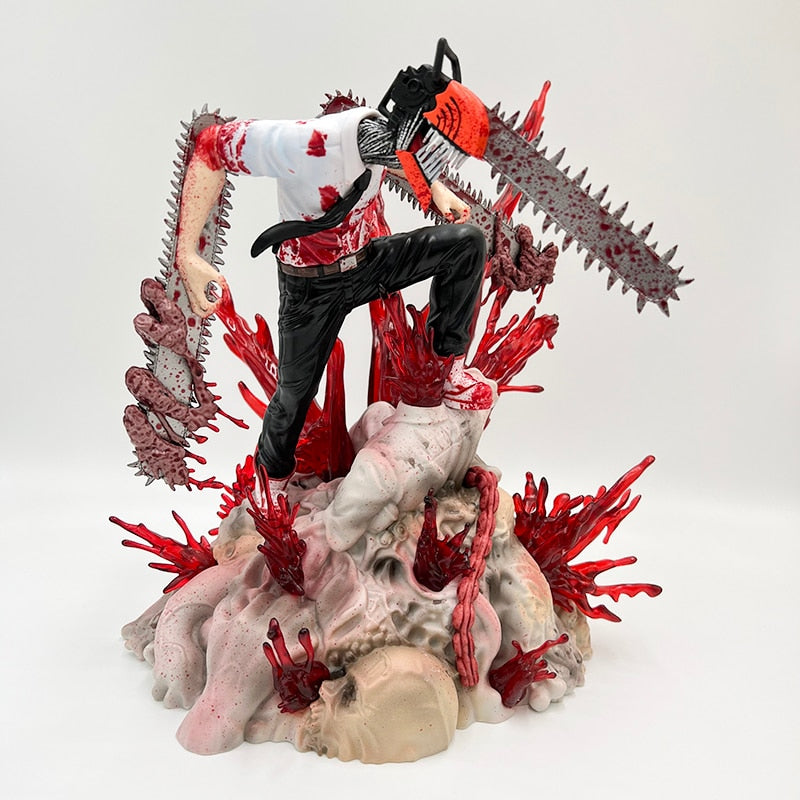 20cm Chainsaw Man Denji Anime Figure Power/Denji Action Figure 1560 Chainsaw Man Denji Figurine Adult Collectible Model Doll Toy