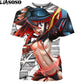 LIASOSO Hot Anime Kill La Kill Printed 3D T-shirt Men Women Summer Loose Harajuku Style Shirts Unisex Streetwear Tees Tops