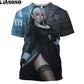 Sexy Nun 3D Printed T Shirt Men Women Lewd Hentai Girls Religion Anime Harajuku Shirt Otaku Alternative Clothing Funny Daily Top