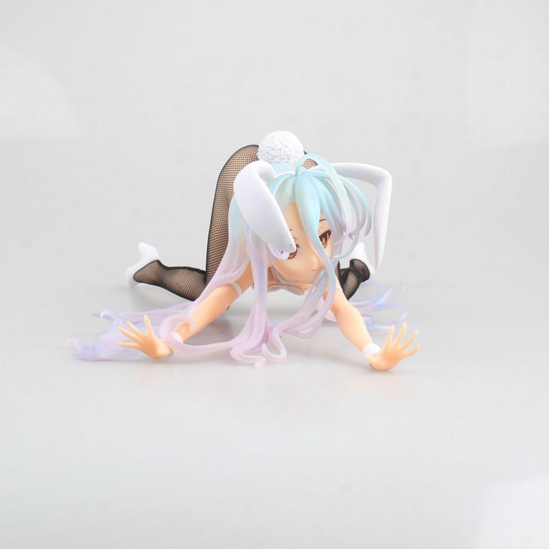 B-STYLE No Game No Life Shiro Cat Bunny Ver. Sexy Anime Figure FREEing No Game No Life Shiro Action Figure Collectible Model Toy