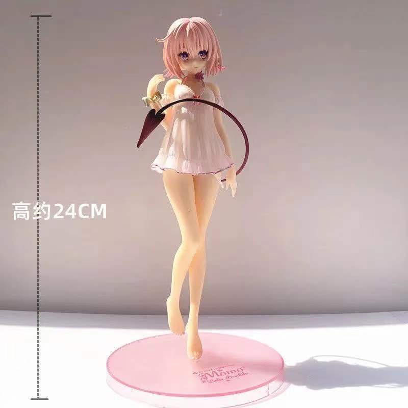 23cm To Love Kawaii  Ru  DetachableTransparent Swimsuit Momo Sexy Girl  Yuuki Mikan Lala Kotegawa Yui PVC Adult Action Figure