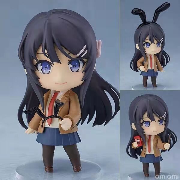 20cm Anime Rascal Does Not Dream of Bunny Girl Senpai Sexy Figure Toy Senpai Sakurajima Mai Chair Sexy Anime Action Figure Toys