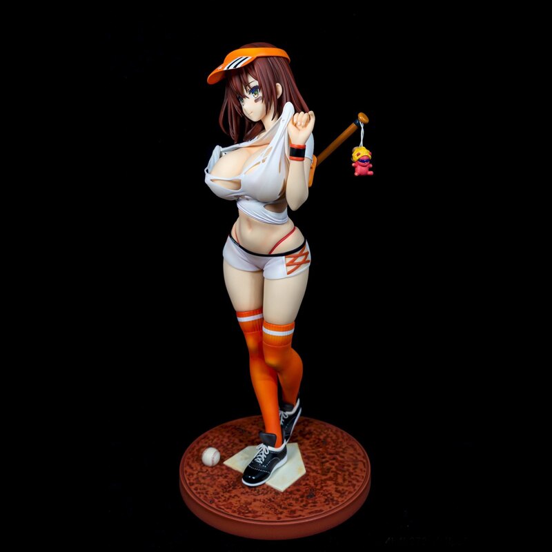 Skytube Matarou Original Anime Character Sexy Girls Figurine Play Baseball Yakyuu Musume PVC Collection Model Figure Toys Gifts