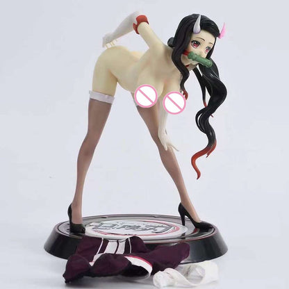23CM GK Sexy Series Kamado Nezuko Demon Slayer Kimetsu No Yaiba PVC Action Figure Adult Toys Statue