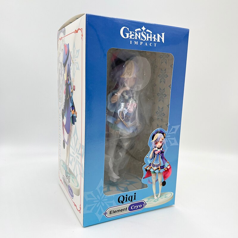 25cm Genshin Impact Mona Anime Figure Astral Reflection Mona Action Figure Hu Tao/Paimon/Klee/Qiqi Figure Collectible Doll Toys