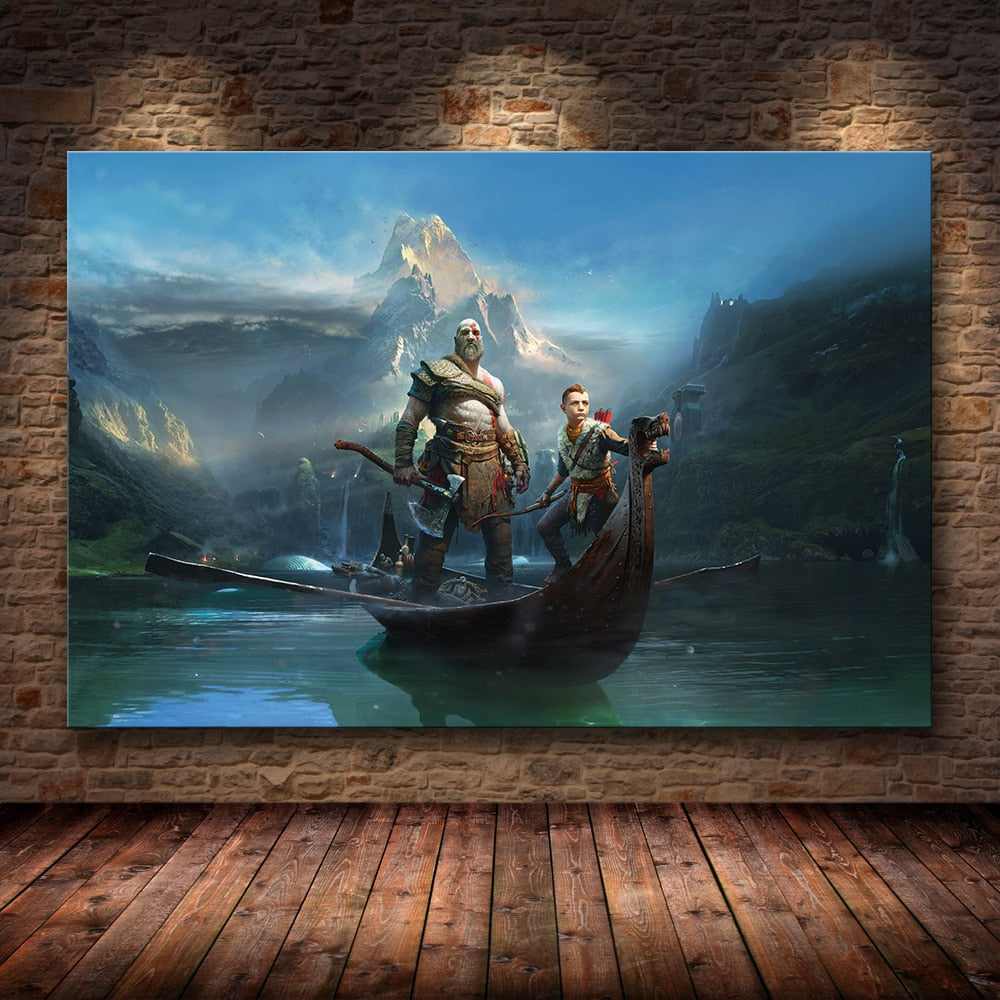 Home Decor Canvas Poster Picture Sexy Final Fantasy Game Painting Poster Wall For Home Canvas Wall Art Painting