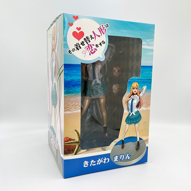 24cm My Dress-Up Darling Marin Kitagawa Sexy Anime Figure Marin Kitagawa Bikini Action Figure Adult Collectible Model Doll Toys