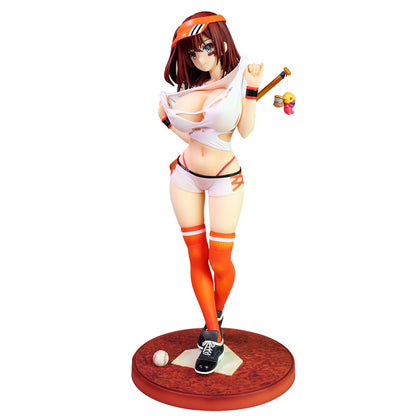 Skytube Matarou Original Anime Character Sexy Girls Figurine Play Baseball Yakyuu Musume PVC Collection Model Figure Toys Gifts