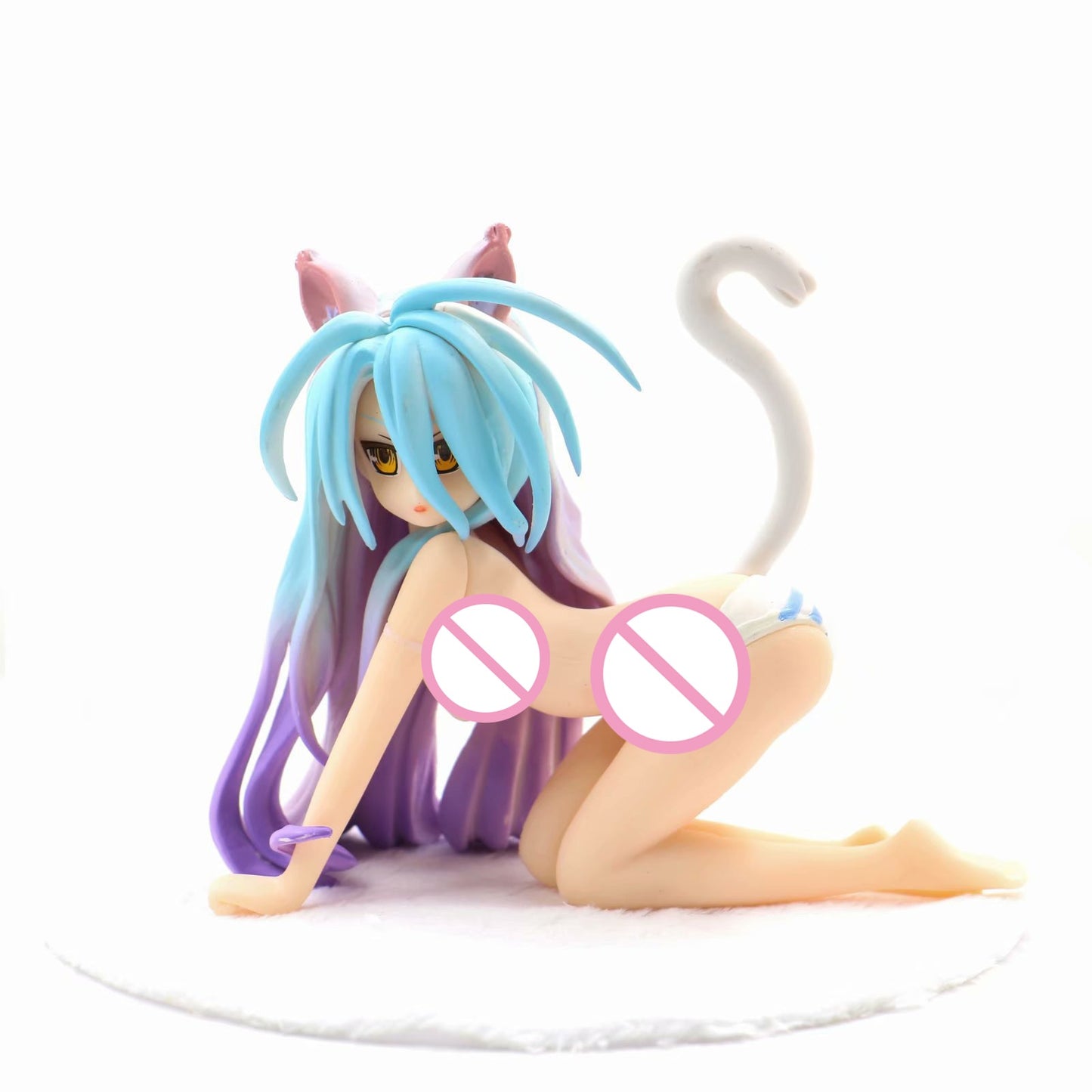 B-STYLE No Game No Life Shiro Cat Bunny Ver. Sexy Anime Figure FREEing No Game No Life Shiro Action Figure Collectible Model Toy