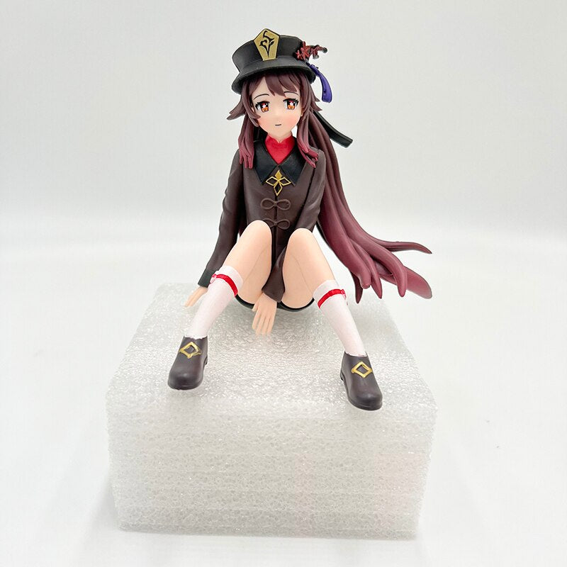 14cm Genshin Impact Klee Anime Figure Genshin Impact Venti Action Figure Hu Tao/Paimon/Klee/Qiqi Figure Collectible Doll Toys