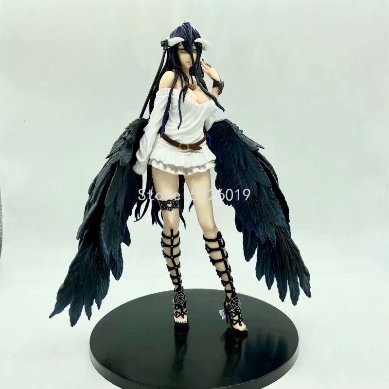 32cm Overlord Anime Figure Albedo -Swimsuit Action Figure Overlord III Albedo so-bin Ver Sexy Figure Collection Model Doll Toys