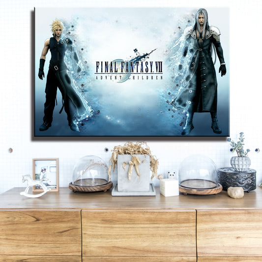 Home Decor Canvas Poster Picture Sexy Final Fantasy Game Painting Poster Wall For Home Canvas Wall Art Painting