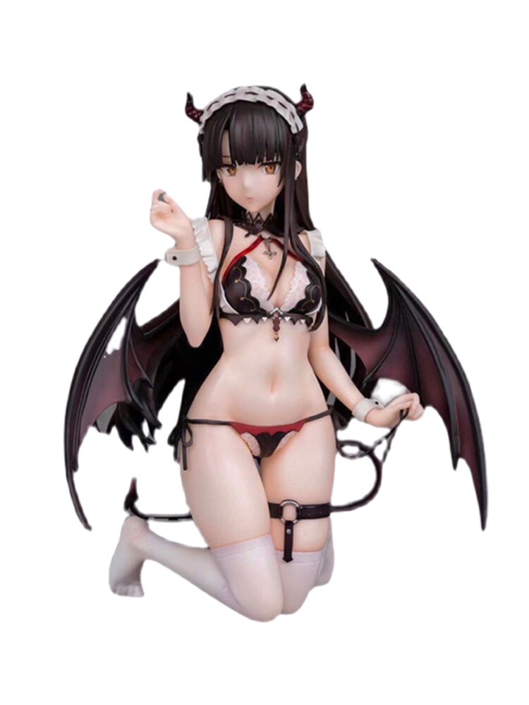 17cm Japanese Anime Figure Taya Demon Maid AIKO Charm Girl Action Figure Toy Adults Collectible Model Doll PVC Cartoon Toy Gift