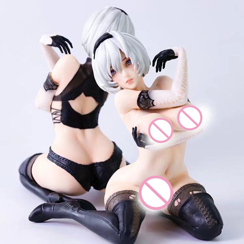 20cm NieR Automata Anime Figure Sexy Girls 2b YoRHa No.2 Type B Action Figure YoRHa No.2 Type B Figurine Adult Model Doll Toys