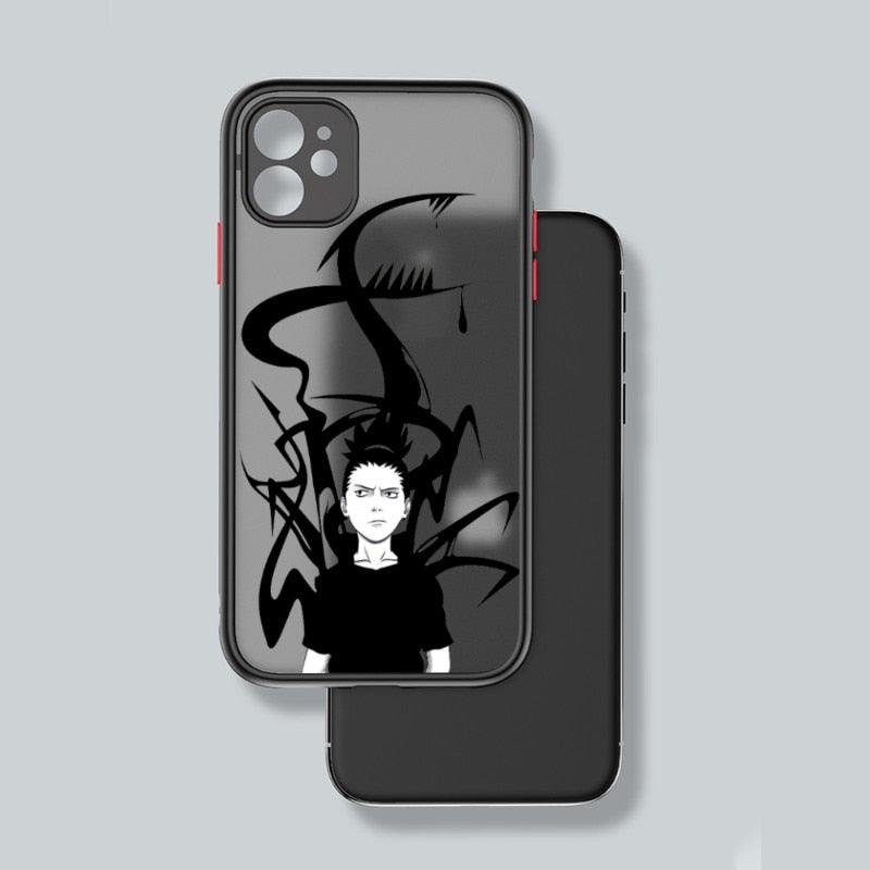 Anime Naruto Akatsuki Itachi Phone Case For IPhone 11 12 13 Mini Pro Max X XS XR 7 8 Plus Clear Matte Black Cover