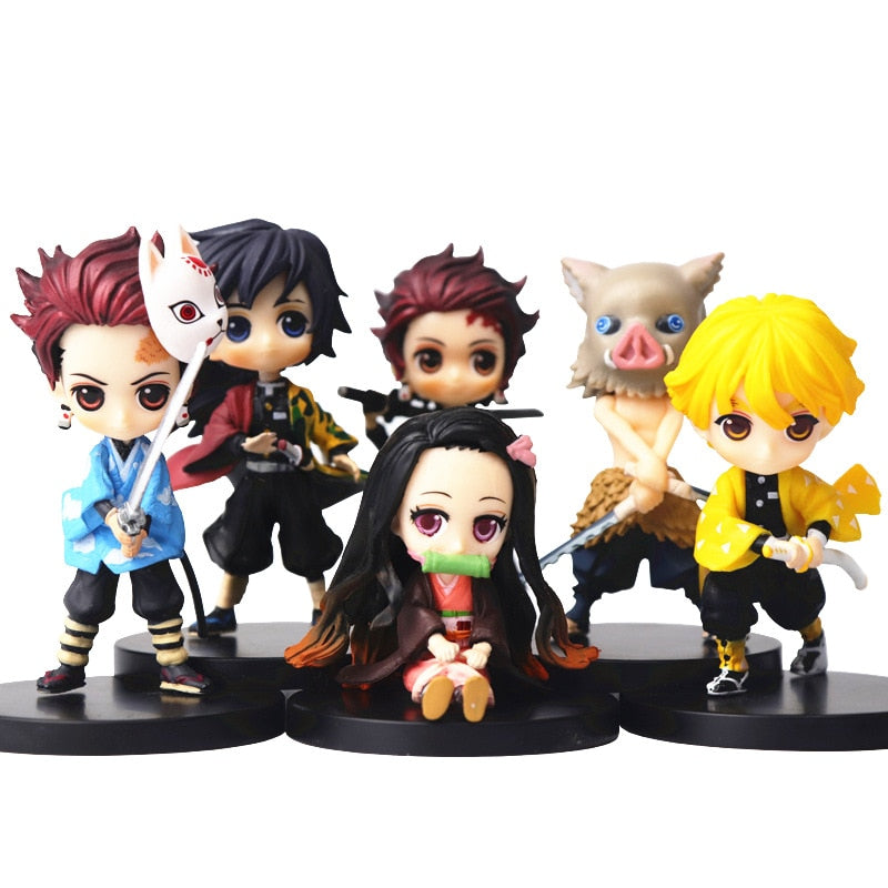 Kimetsu no Yaiba Anime Figure Hashibira Inosuke Action Figure ARTFX J Demon Slayer Kamado Tanjirou Figurine Model Doll Gift