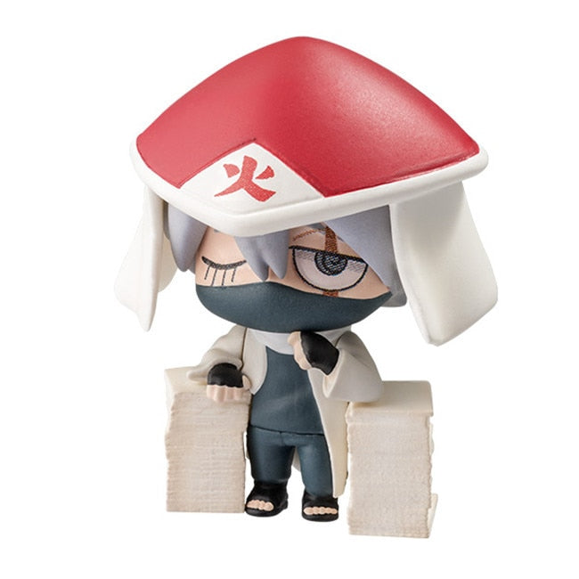 Naruto Uzumaki Kakashi Uchiha Sasuke Itachi Anime Figure Toy Q Cute Figural Nendoroid Car Decoration PVC Model Gift Toys For Kid