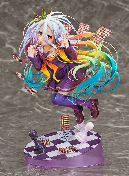 B-STYLE No Game No Life Shiro Cat Bunny Ver. Sexy Anime Figure FREEing No Game No Life Shiro Action Figure Collectible Model Toy