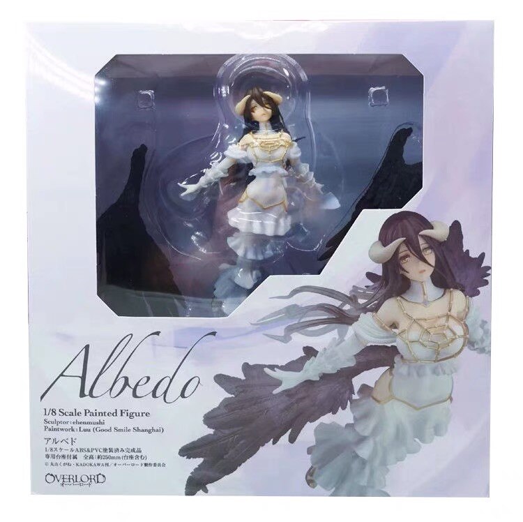 32cm Overlord Albedo Sexy Anime Figure Albedo Swimsuit Action Figure F:NEX OVERLORD Albedo Yukata so-bin Figure Adult Model Toys