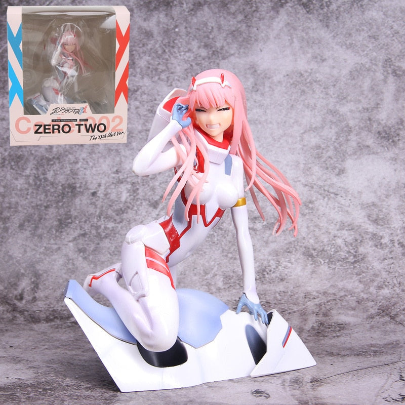 Sexy Anime DARLING in the FRANXX Anime Figure Toy Zero Two 02 Sexy Girl PVC Action Figure Collection Model Doll Toys 30cm