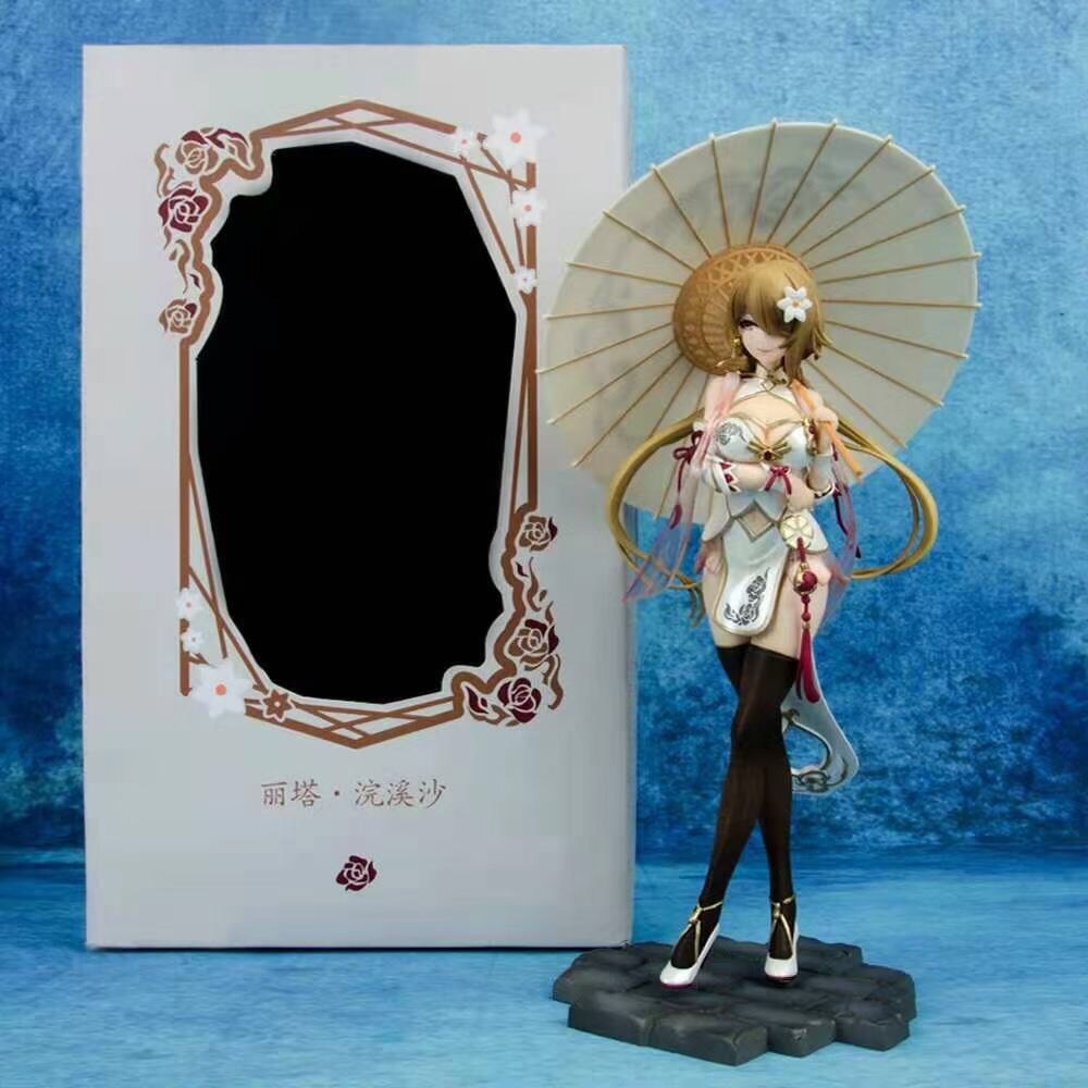 [Bonus] Houkai 3rd Sakura Yae Chinese Dress Ver. PVC Figure Houkai 3rd Sakura Yae Anime Figure Sexy Girl Action Figure Toys 30cm