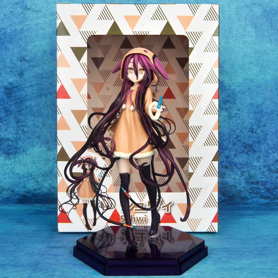 B-STYLE No Game No Life Shiro Cat Bunny Ver. Sexy Anime Figure FREEing No Game No Life Shiro Action Figure Collectible Model Toy