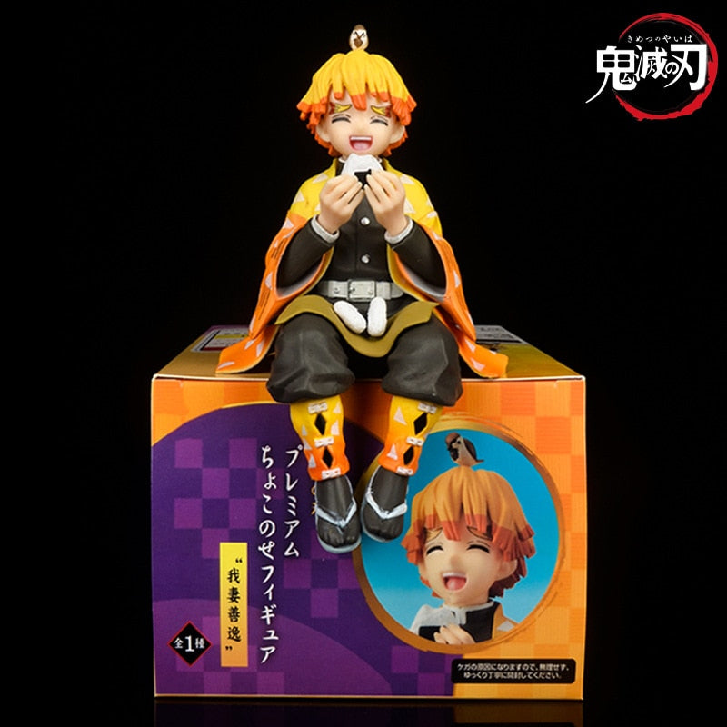 14cm Demon Slayer Anime Figure Kamado Nezuko Kochou Shinobu Action Figure Kimetsu no Yaiba Tsuyuri Kanawo Figurine Model Doll